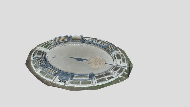 The Amphitheater - Ulpia Traiana Sarmisegetusa 3D Model