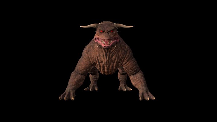 Terror Dog 3D Model