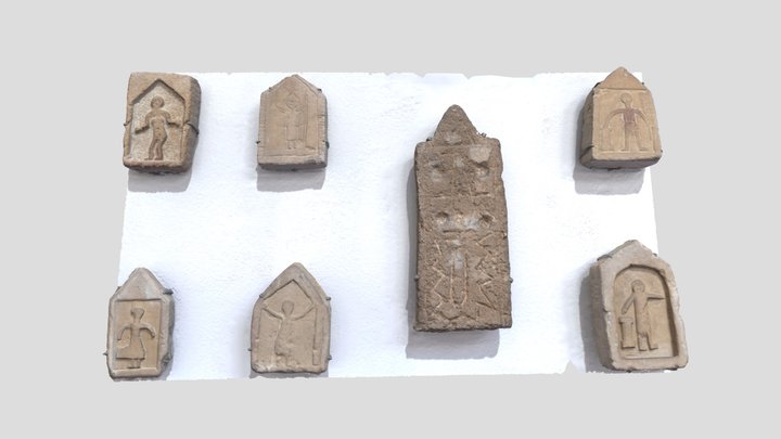 Stèles votives 3D Model
