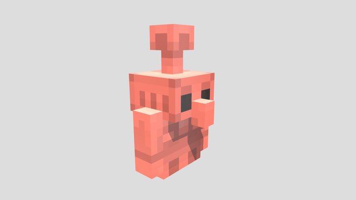 Copper golem 3D Model