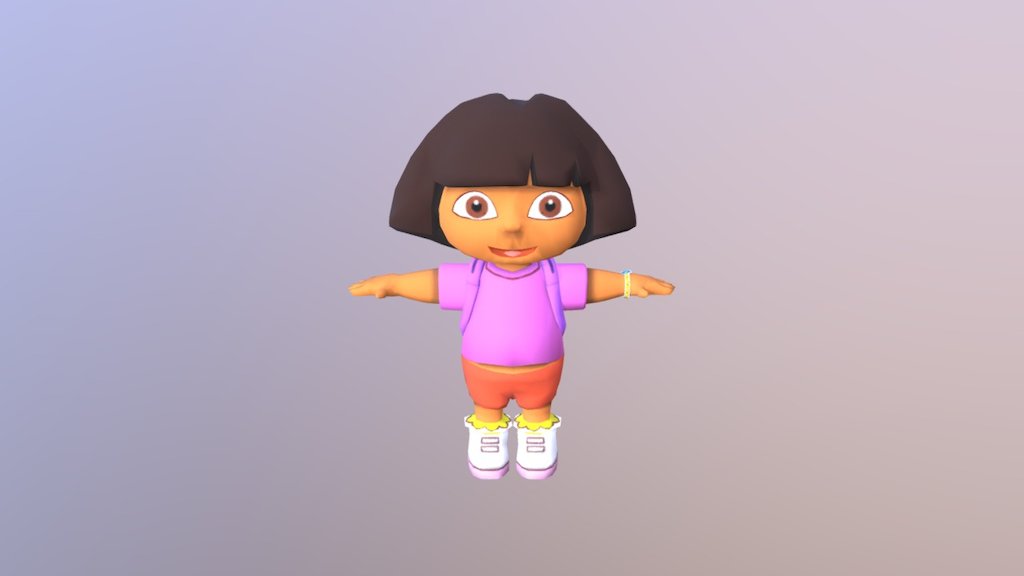 Dora - Download Free 3D model by ThatDoraGuy (@ThatDoraGuy) [bb8d838]
