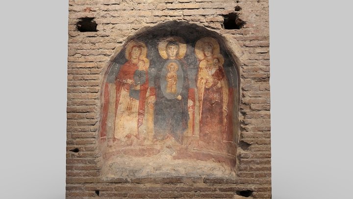 Santa Maria Antiqua Three Mothers Fresco – Modello 3D gratuito STL