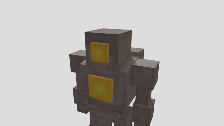 Scrap Mech Golem 3D Model