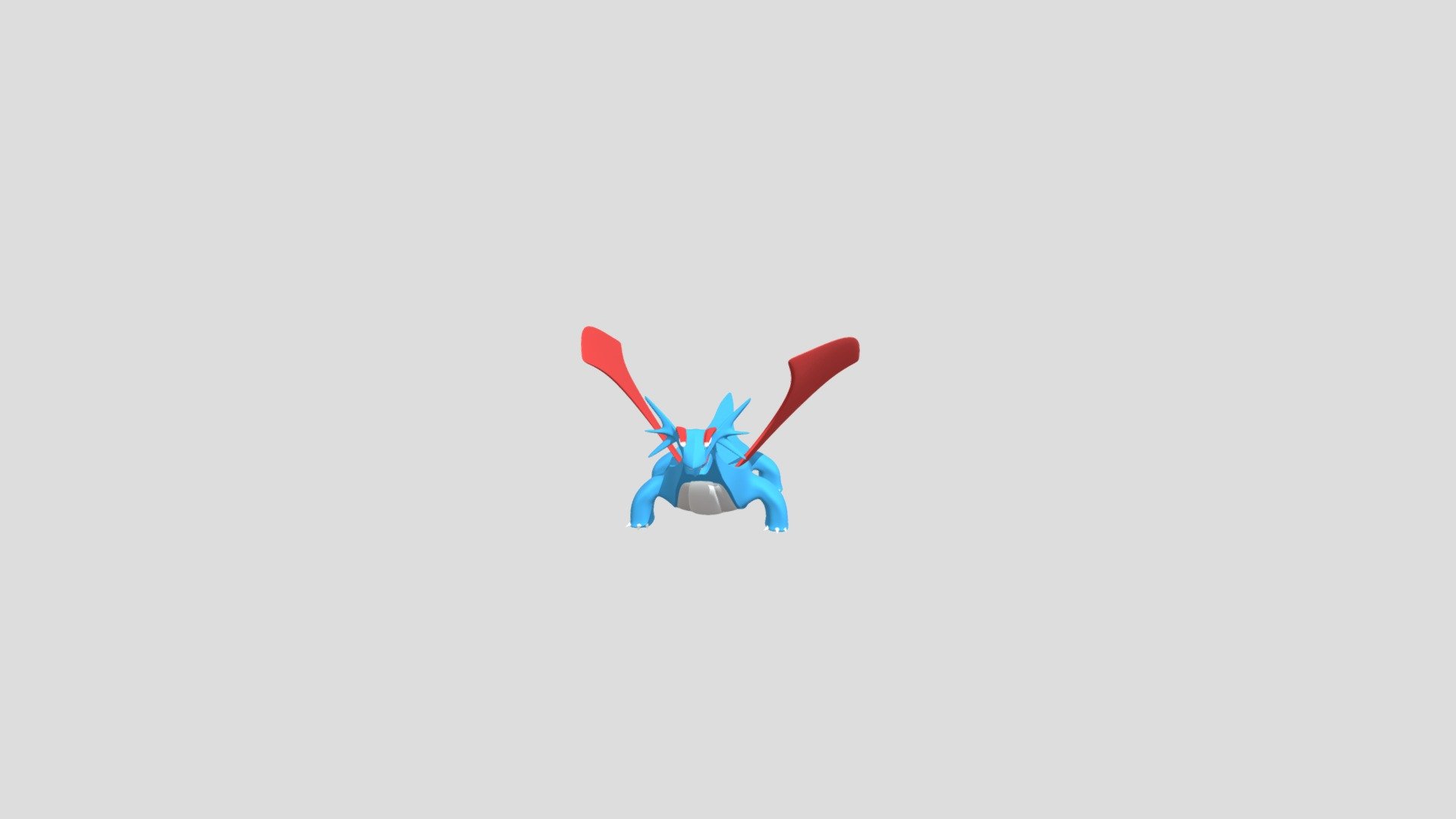 Salamence Pokemon - 3D Model By Reudiepie [bb8fdb3] - Sketchfab