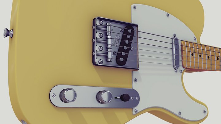 Fender Telecaster Vintage 2 3D Model