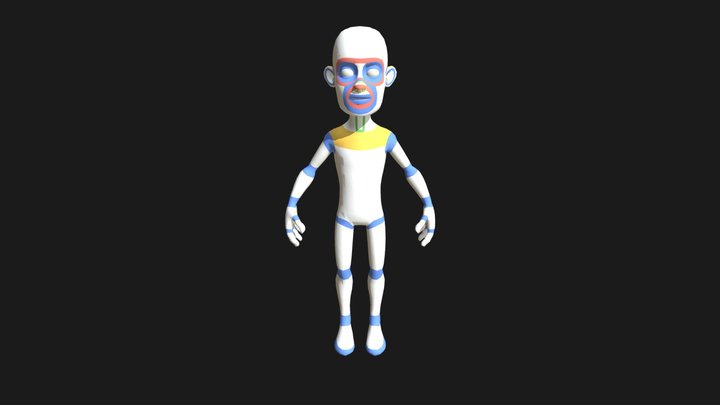 steckfab retopologia AV1 3D Model