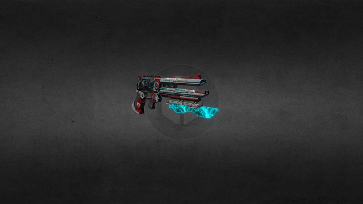 Scifi Gun 3D Model