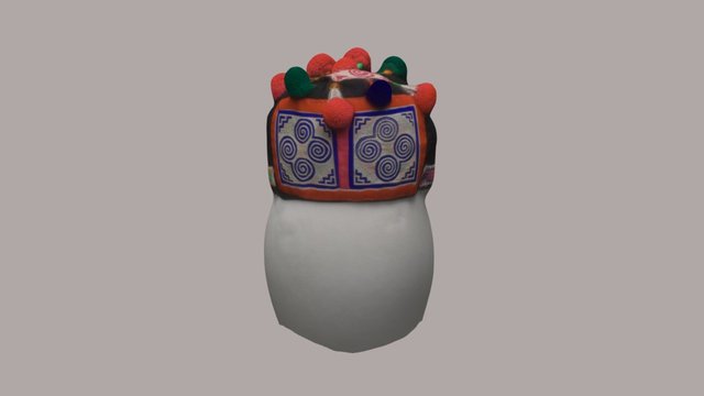 Hmong Baby Cap 3D Model