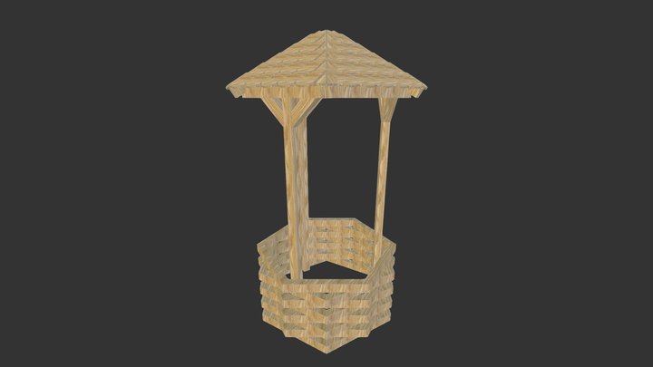 puit jardin 3D Model