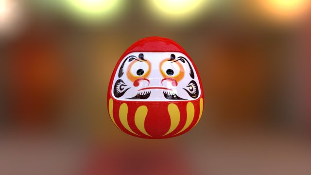 Daruma 3D Model