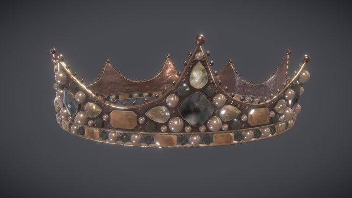 Bridal Crown - Taylor Mae Art - WIP 3D Model