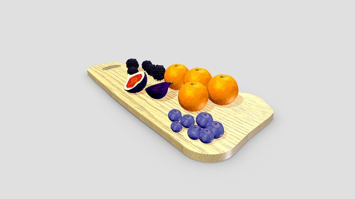 Fruit Board 3D Model