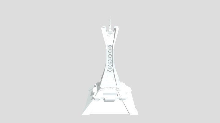 Prism Tower (Pokémon) – 3D Modeling Study