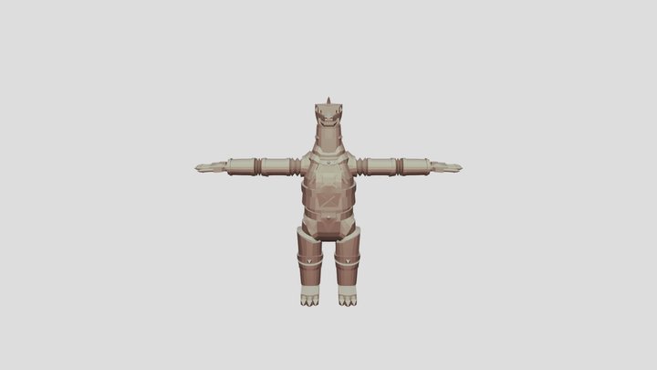 Mecha Godzilla 3D Model