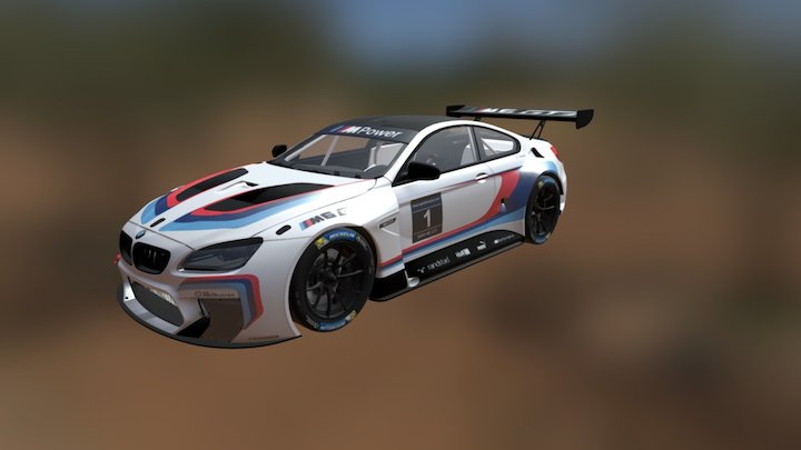 BMW M6 GT3 3D Model