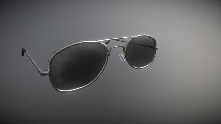 Aviator Glasses 3D Model