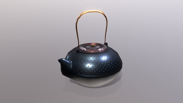 Eastern style teapot 3D Model