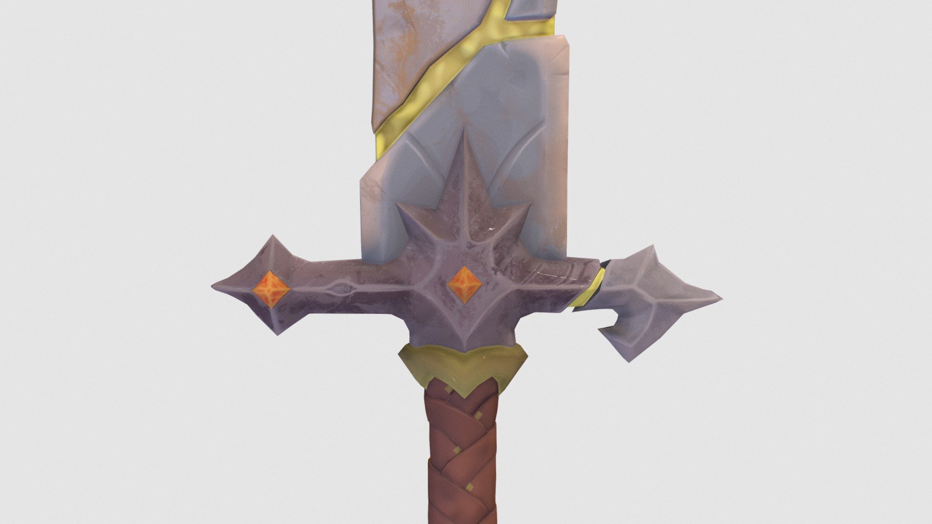 Moniek Schilder Stylized Fantasy Sword - Download Free 3D model by ...