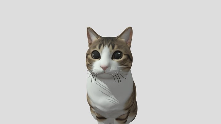Кот – Modello 3D gratuito STL