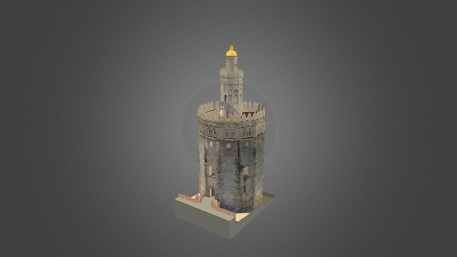 Torre del Oro 3D Model