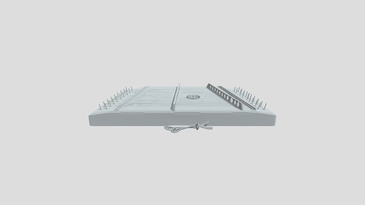 Hammered dulcimer 3D Model