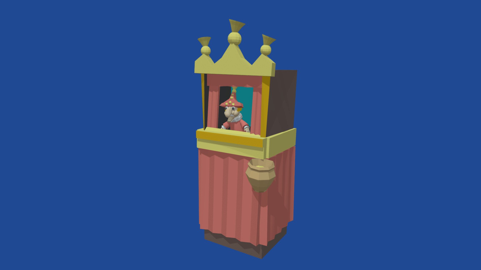 Punch & Judy Puppet Stage