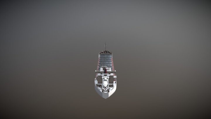Bulk Carrier 3D Model
