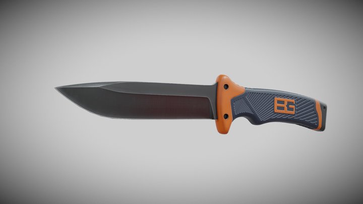 Bear Grylls knife 3D Model