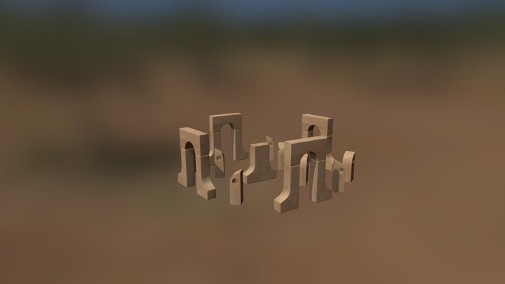 Woodhenge 3D Model