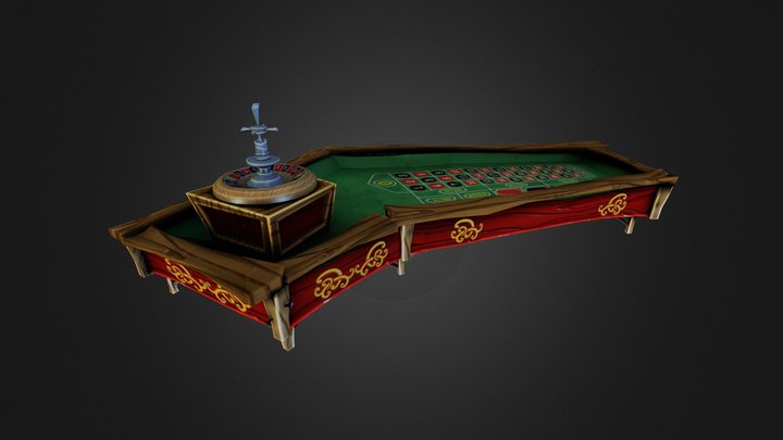 Roulette Table (Sly Cooper: Thieves in Time) 3D Model