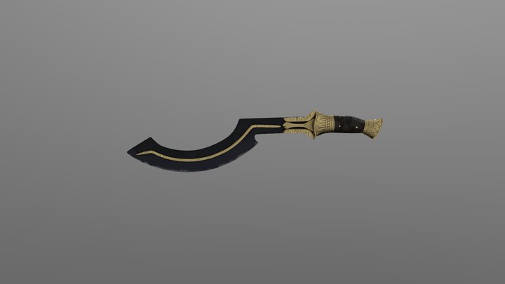 Egyptian Blade 3D Model