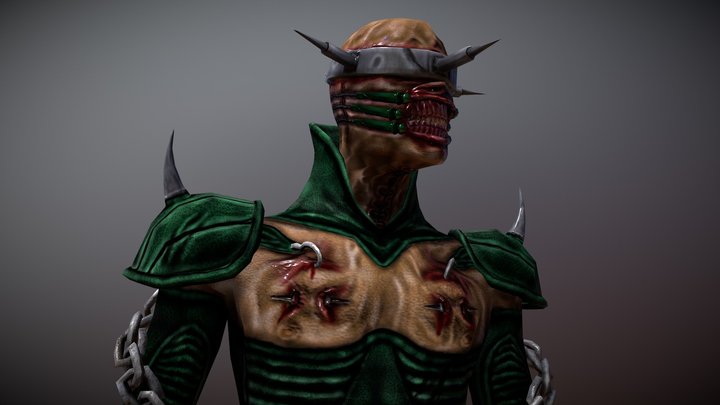 Pain Demon - Fallen Angel Game 3D Model