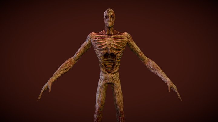 Creepy Monster 3D Model