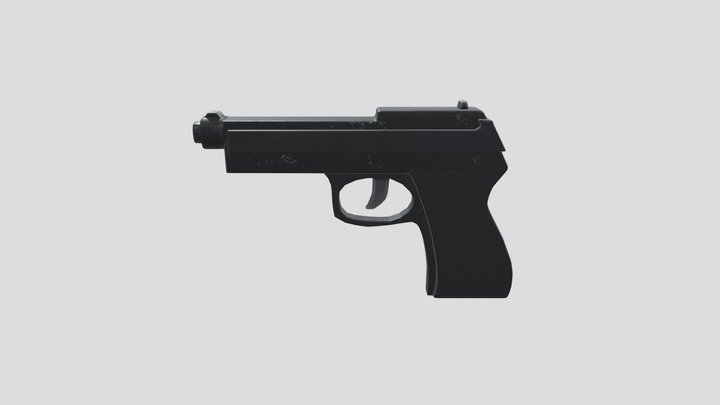 Pistol Production work 3D Model