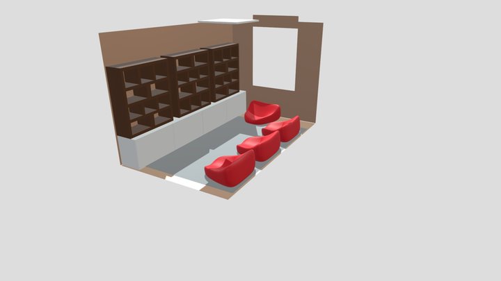 Reading room 3D Model