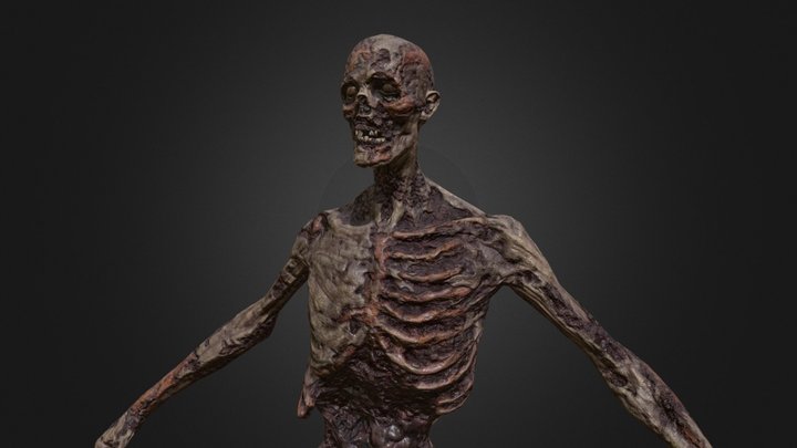Decayed Zombie A 3D Model