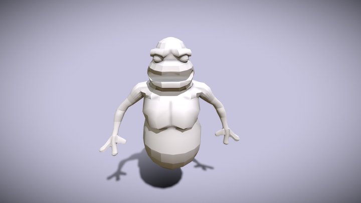 Ghost with Idle Animation 3D Model