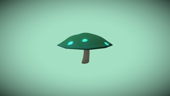 Mushroom (Grow Animation) 3D Model