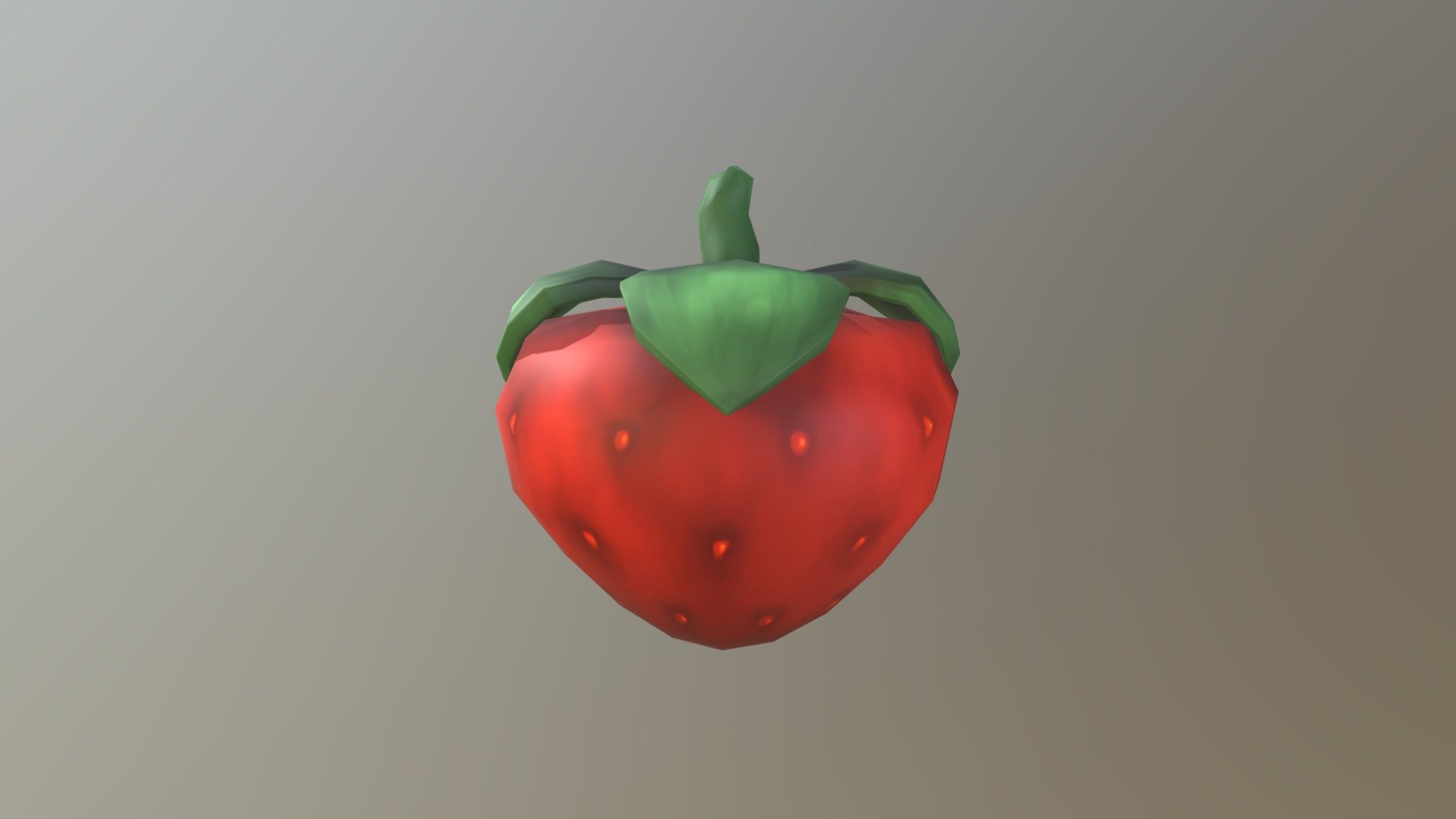 Strawbery - 3D model by milamila [bb9f790] - Sketchfab