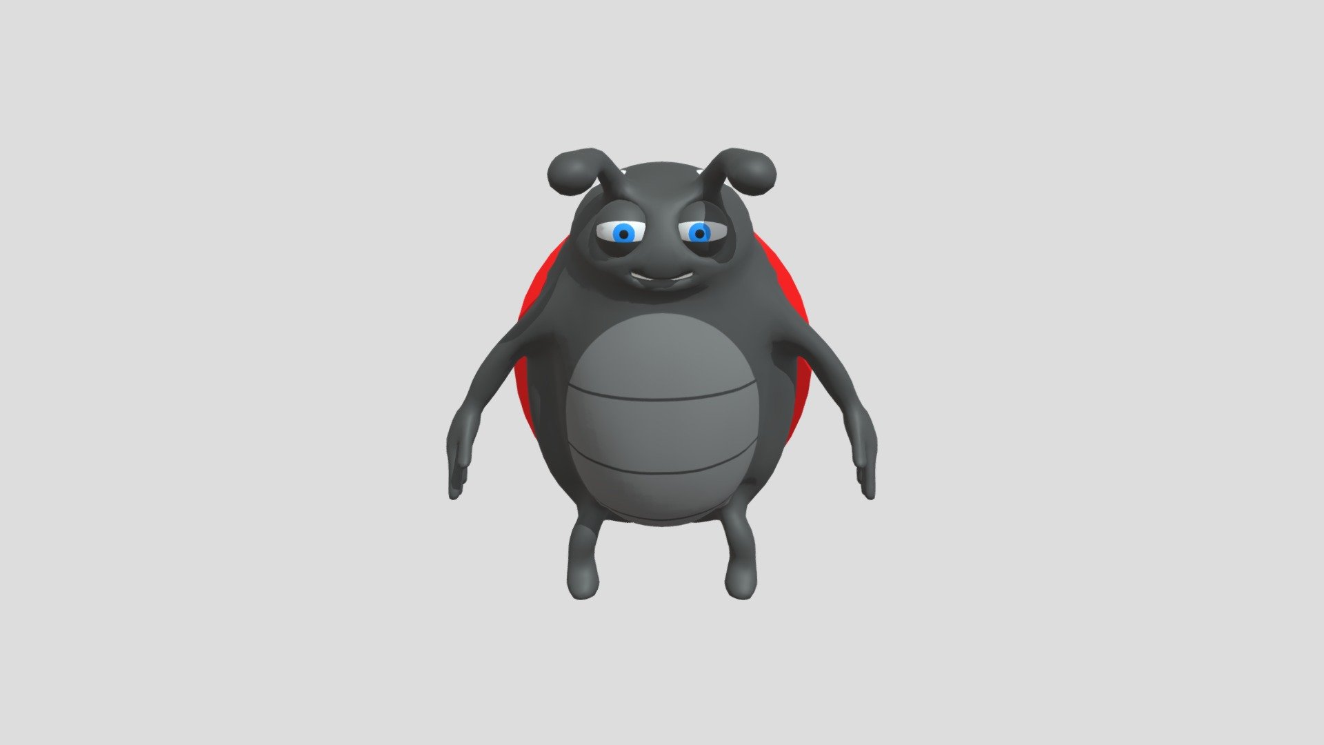 Stylized cartoon ladybug 3D model - 3D model by idevilal [bb9fdcf ...
