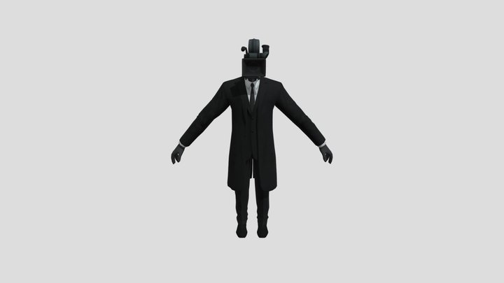 Giant cameraman 3D Model