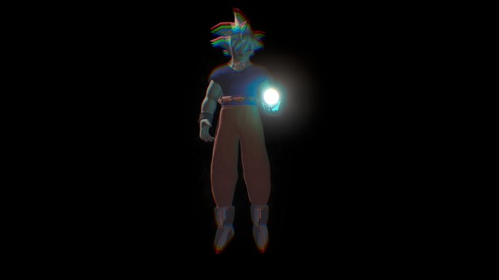 Mastered Ultra Instinct - Goku 3D Model