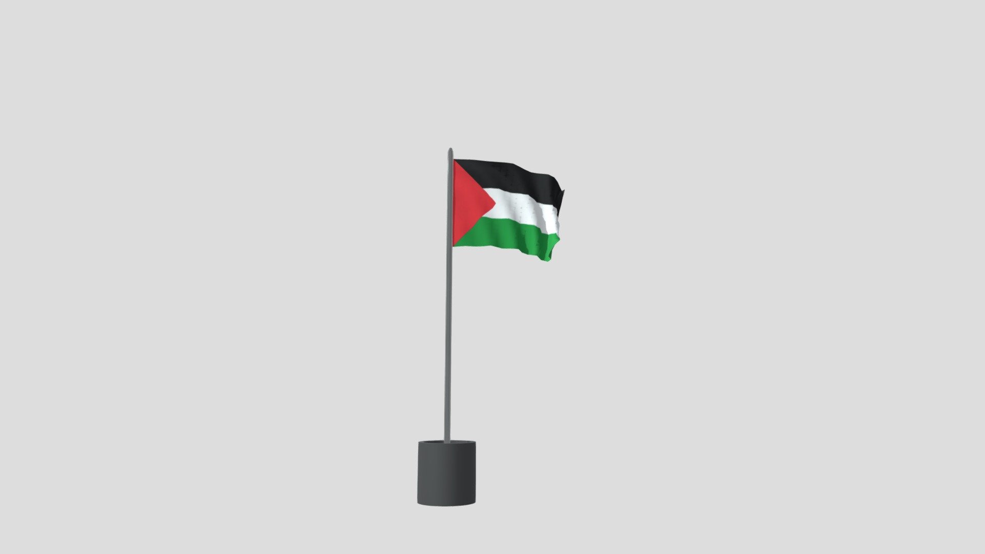 Palestine flag - Download Free 3D model by medbunz (@medbunz) [bba2d3e]