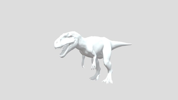 Baby Allosaurus Fragilis (Hatchling) 3D Model