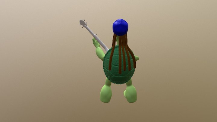 U Mesh Jake With The Turtle 3D Model