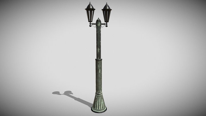 Lamppost - Poste de luz 3D Model