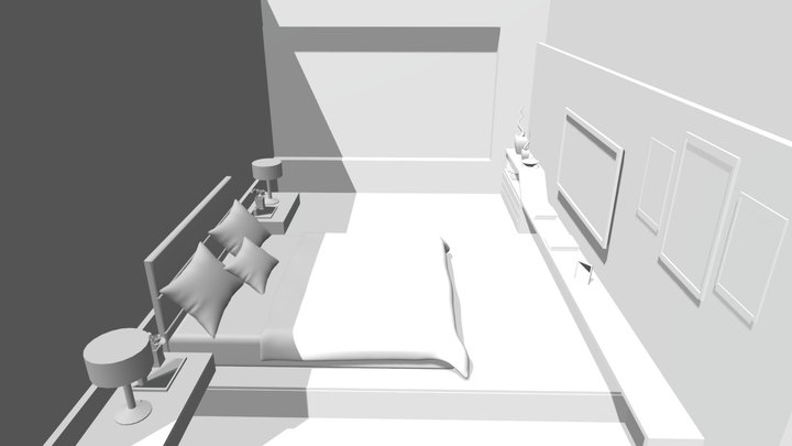 Bedroom Modeling 3D Model