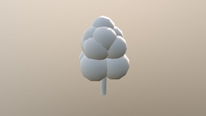Low Poly Tree2 3D Model