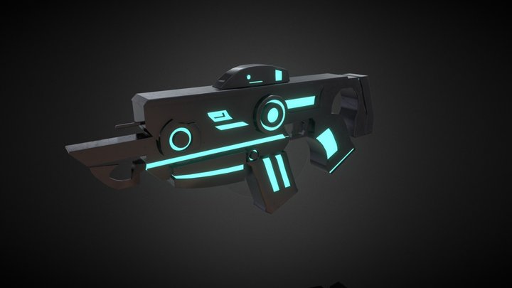 Tech-gun 3D models - Sketchfab