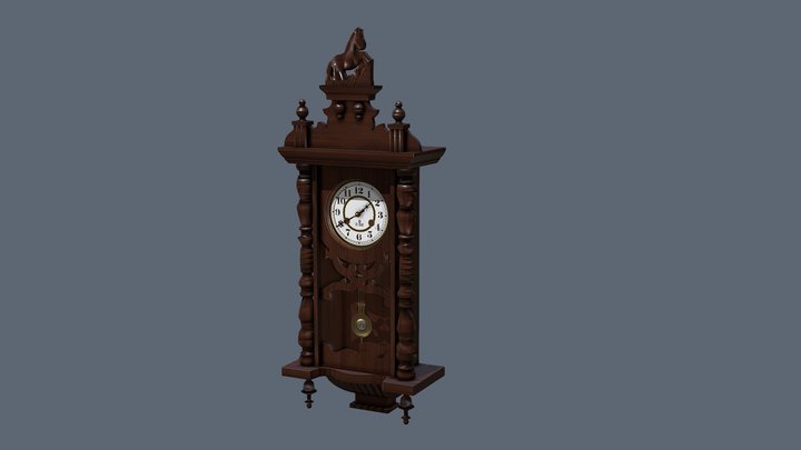 Grandma's Clock 3D Model